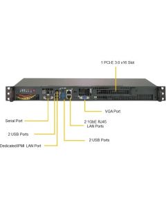 Supermicro SuperServer 5019C-FL (chassis CSE-505-203B)