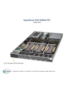 Supermicro 1U 1028GQ-TRT - 4x GPU PCIe Server